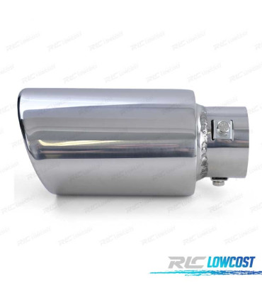 PONTEIRA DE ESCAPE UNIVERSAL INOX OVAL 88MM