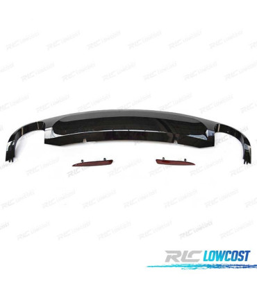 PARA-CHOQUES TRASEIRO VOLKSWAGEN VW SCIROCCO 08-14 LOOK R COM PDC DIFUSOR DUPLA SAIDA