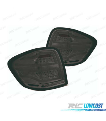 FAROLINS TRASEIROS LED MERCEDES "W164" 09-11 SMOKED FUMADOS ESCURECIDOS