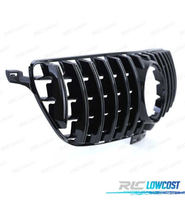 GRELHA MERCEDES CLASE GLE COUPE C292 W166 15-19 GT-R PANAMERICANA CAMERA PRETO BRILHANTE