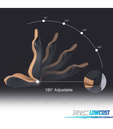 BANCO SEMI BAQUET TIPO RS EM PELE BEGE