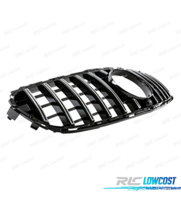 GRELHA MERCEDES CLASE E W212 13-16 LOOK PANAMERICANA GT PRETO BRILHANTE CROMADO