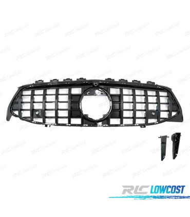 GRELHA FRONTAL MERCEDES CLA W118 19- LOOK GTR PRETO BRILHANTE