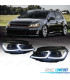 FAROIS VOLKSWAGEN VW GOLF 7 12-17 DRL DINAMICOS PRETO LOOK 7.5 R LINE