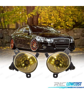 FARÓIS DE NEVOEIRO AMARELOS AUDI VOLKSWAGEN VW 07-15