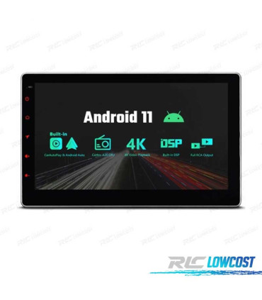 AUTO RADIO GPS UNIVERSAL ANDROID 11 DE 10.1"