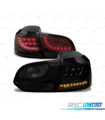FAROLINS VOLKSWAGEN VW GOLF 6 08-12 FILL LED INDICADORES DINÂMICOS FUMADOS