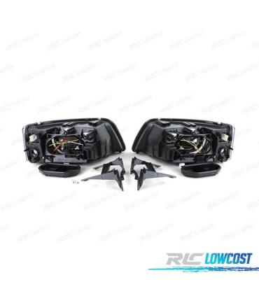 FARÓIS VOLKSWAGEN VW T5 05-09 FUNDO PRETO