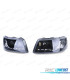 FARÓIS LUZ DIURNA LED VOLKSWAGEN VW T5 03-10 FUNDO PRETO