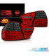 FAROLINS TRASEIROS LED BAR BMW E90 05-08 VERMELHO FUMADO
