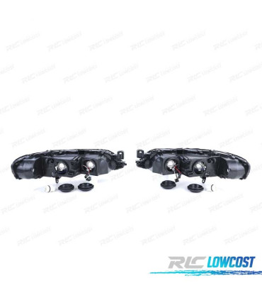 FARÓIS FRONTAIS PARA OPEL VECTRA B 99-02 FUNDO CROMADO