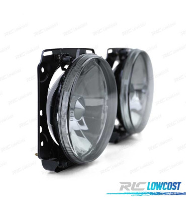 FARÓIS VOLKSWAGEN VW GOLF MK2 83-91 FUMADOS COM FUNDO CROMADO