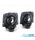 FARÓIS VOLKSWAGEN VW GOLF MK2 83-91 FUMADOS COM FUNDO CROMADO