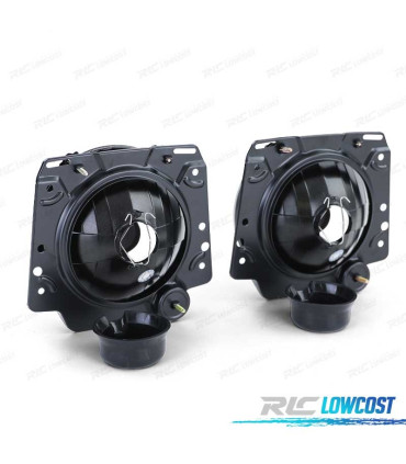 FARÓIS VOLKSWAGEN VW GOLF MK2 83-91 FUMADOS COM FUNDO CROMADO
