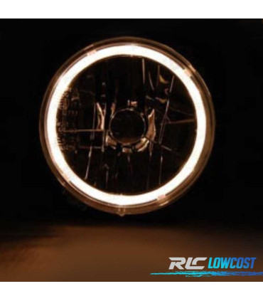 FARÓIS ANGEL EYES GOLF2 MK II 83-91 CROMADO H4