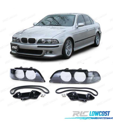 VIDRO FARÓIS OPTICAS BMW E39 95-00 LENTE FUMADOS