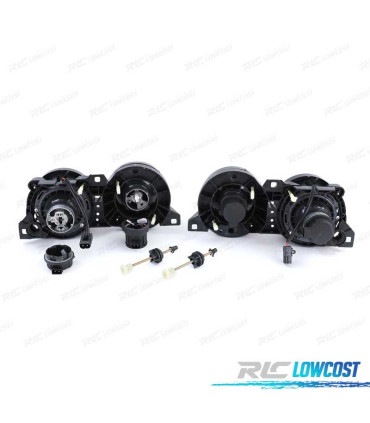 FARÓIS BMW E30 82-94 FUNDO PRETO