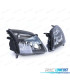 FARÓIS FRONTAIS ANGEL EYES OPEL VECTRA C 02-05 E OPEL SIGNUM 03-05 PRETO
