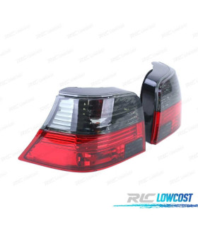 FAROLINS TRASEIROSVOLKSWAGEN VW GOLF 4 VERMELHO ESCURECIDO