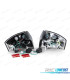 FAROLINS TRASEIROS LED AUDI A4 B6 00-04 VERMELHO BRANCO