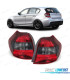 FAROIS BMW E81 E87 04-07 VERMELHO ESCURECIDO