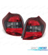 FAROIS BMW E81 E87 04-07 VERMELHO ESCURECIDO