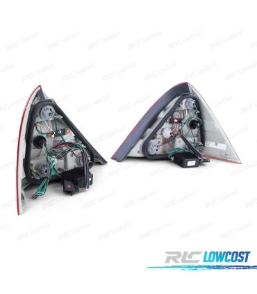 FAROLINS LED PARA MERCEDES SLK R170 96-04 VERMELHO BRANCO