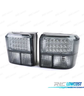 FARÓIS TRASEIROS VOLKSWAGEN VW T4 TRANSPORTER CARAVELLE 90-03 LED PRETO