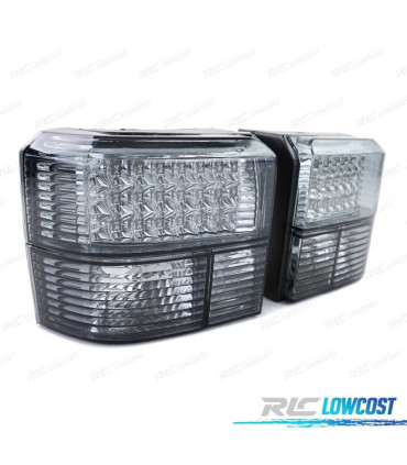 FARÓIS TRASEIROS VOLKSWAGEN VW T4 TRANSPORTER CARAVELLE 90-03 LED PRETO
