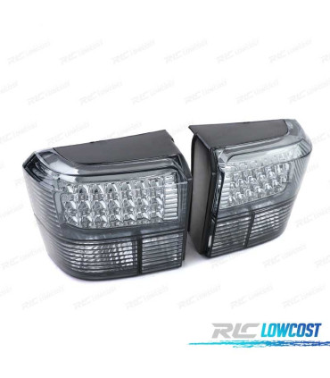 FARÓIS TRASEIROS VOLKSWAGEN VW T4 TRANSPORTER CARAVELLE 90-03 LED PRETO