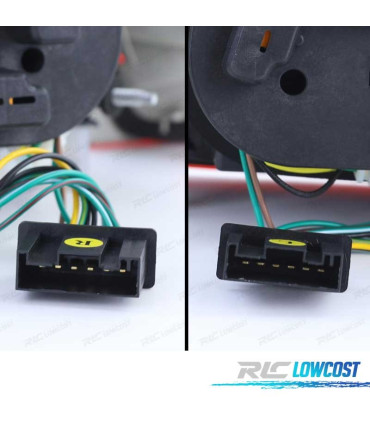 FAROLINS TRASEIROS LED BMW E46 99-03 VERMELHO ESCURECIDO LOOK M3