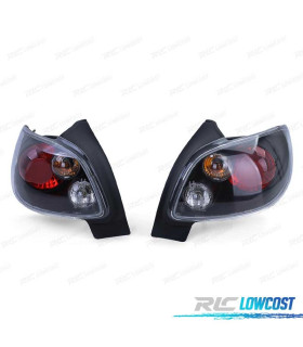 FAROLINS TRASEIROS PEUGEOT 206 98-09 VERMELHO PRETO
