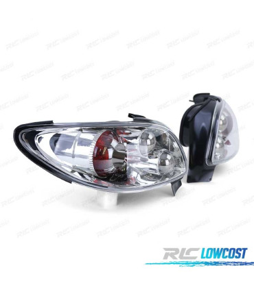 PILOTOS PEUGEOT 206 CC 98-09 FUNDO CROMADO