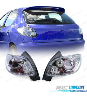 FAROLINS TRASEIROS PEUGEOT 206 98-09 CROMADO