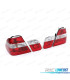 FAROLINS TRASEIROS BMW E46 98-01 VERMELHO BRANCO