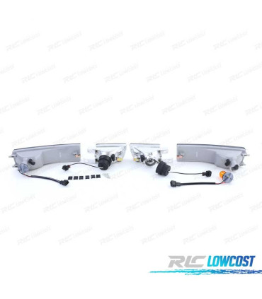 FARÓIS NEVOEIRO COM PISCA VOLKSWAGEN VW GOLF 3 VENTO 92-98 FUNDO PRETO