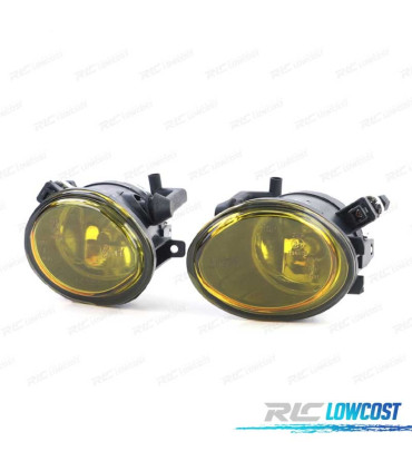 FARÓIS NEVOEIRO PÁRA-CHOQUES PACK M BMW E46 98-06 E39 95-03 VIDRO AMARELO
