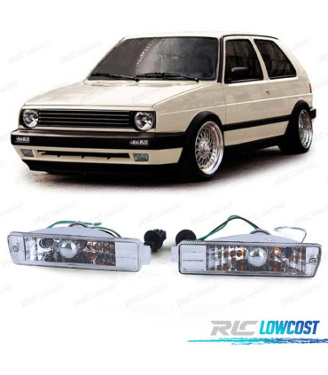 PISCAS FRONTAIS VOLKSWAGEN VW GOLF 2 84-91 CROMADO