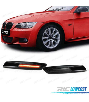 PISCAS LATERAIS DINAMICOS LED BMW E82 E81 E88 E87 E90 E91 E92 E93 E60 E61 E84 ESCURECIDOS