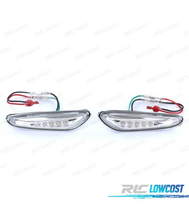 PISCAS LATERAIS BMW E46 01-05 LATERALES LED CROMADO