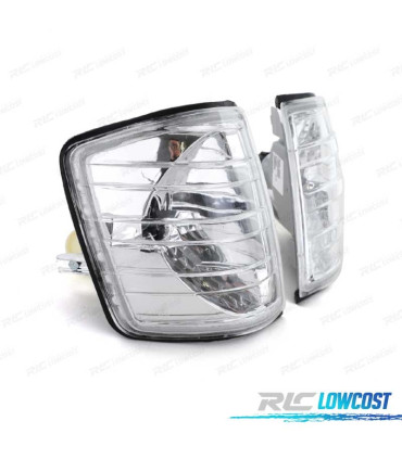 PISCAS FRONTAIS CRISTAL PARA MERCEDES W201 SERIES 190 82-93 CROMADOS