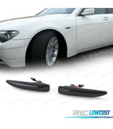 INDICADORES LATERAIS BMW E65 E66 E67 01-08 LED DINAMICOS FUMADO