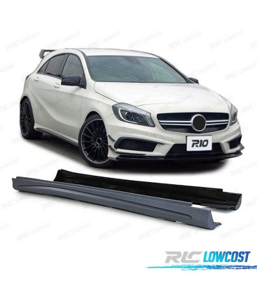 EMBALADEIRAS LATERAIS MERCEDES CLASE A W176 12-18 CLA W117 13-18 LOOK AMG
