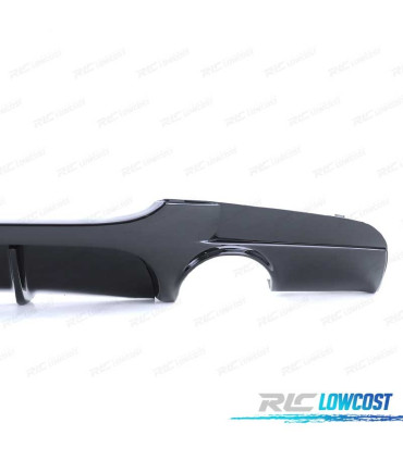 DIFUSOR BMW E90 E91 04-12 LOOK M PERFORMANCE PRETO BRILHANTE