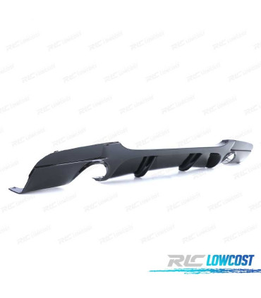 DIFUSOR BMW E90 E91 04-12 LOOK M PERFORMANCE PRETO BRILHANTE