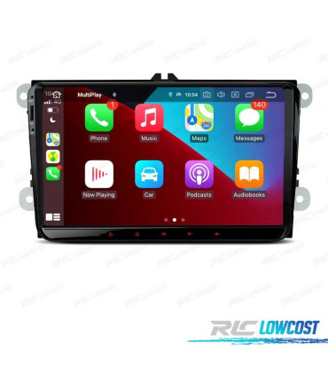 RADIO 9″ GPS ANDROID 11 VOLKSWAGEN VW PARA SEAT SKODA HEXA-CORE 4GB RAM+64GB ROM