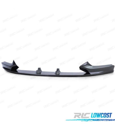 SPOILER LIP PARACHOQUES FRONTAL BMW F22 F23 LOOK M PERFORMANCE CARBONO