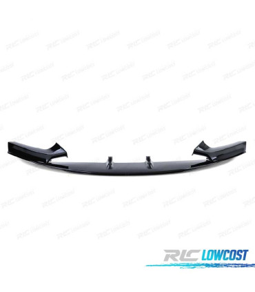 SPOILER LIP DIANTEIRO BMW F22 F23 LOOK M PERFORMANCE PRETO BRILHANTE
