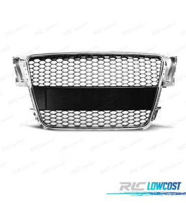 GRELHA AUDI A5 07-11 LOOK RS PRATA