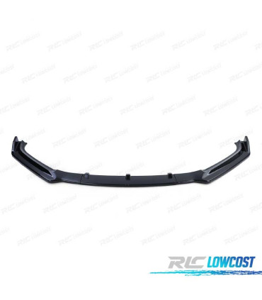 SPOILER FRONTAL AUDI A4 B9 SEDÁN AVANT 15-19 PRETO BRILHANTE ABS